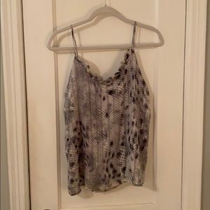 Adrienne Shimmer Tank Top